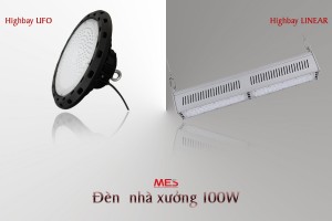 Đèn nhà xưởng 100W chất lượng cao - dành riêng cho nhà xưởng nhà máy sản xuất