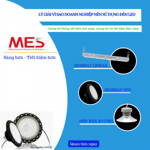 ỨNG DỤNG CỦA ĐÈN LED NHÀ XƯỞNG