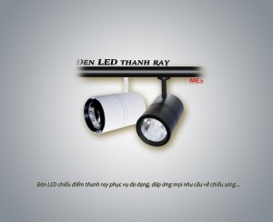 Đèn LED chiếu điểm thanh ray