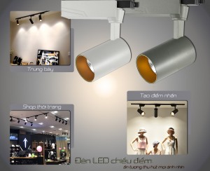 Đèn LED rọi ray nên sử dụng ở đâu?